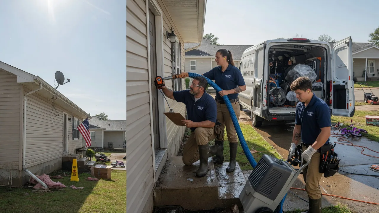 Ceiling Water Damage Restoration in Creola, AL near me